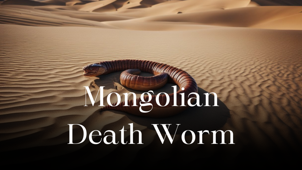Mongolian Death Worm Mythical Encyclopedia Mongolian Death Worm Mythical Encyclopedia